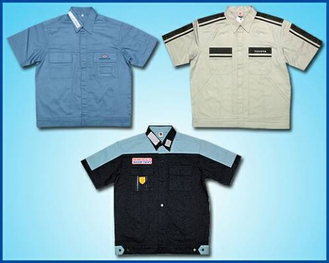 เสื้อพนักงานศูนย์รถ